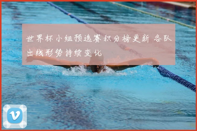 世界杯小组预选赛积分榜更新 各队出线形势持续变化